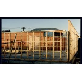 Right Back Exterior Framing, Balclutha Library Extension 1993