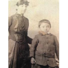 Grace Tie with eldest son Robert Tie