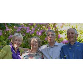 Mary Lou, Penny, John and Pete Wilson, 2014