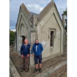 Sam Chew Lains Tomb with Adrienne Shaw