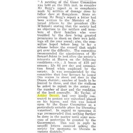 Acclimatisation Society, Ashley Downs 1913