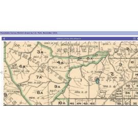 Pomahaka Survey District 1915 Zoomed In