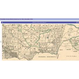 Pomahaka Survey District 1915 Zoomed Out