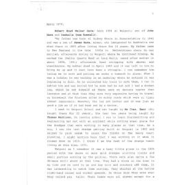 Transcript of oral history interview with Bob Gare