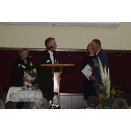 Andrew thanks Samantha Lions 50th