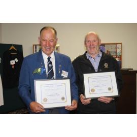Ronald Alderton and James Roughan Life Members