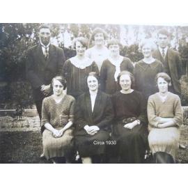 Owaka Bible Class Circa 1930